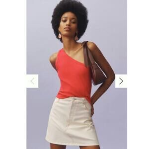 Anthropologie Pilcro Zeda Rubbed One Shoulder Top Size: 3X